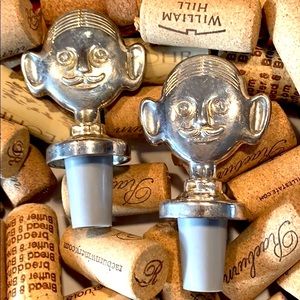 Silver Plated Wine Bottle Stoppers 🍾🍷